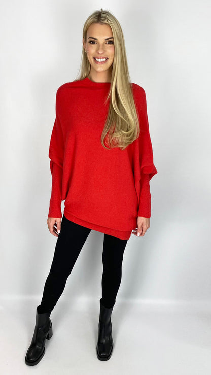 My soft asymmetric on/off the shoulder jumper (3 Colours) - new! 2025 colours