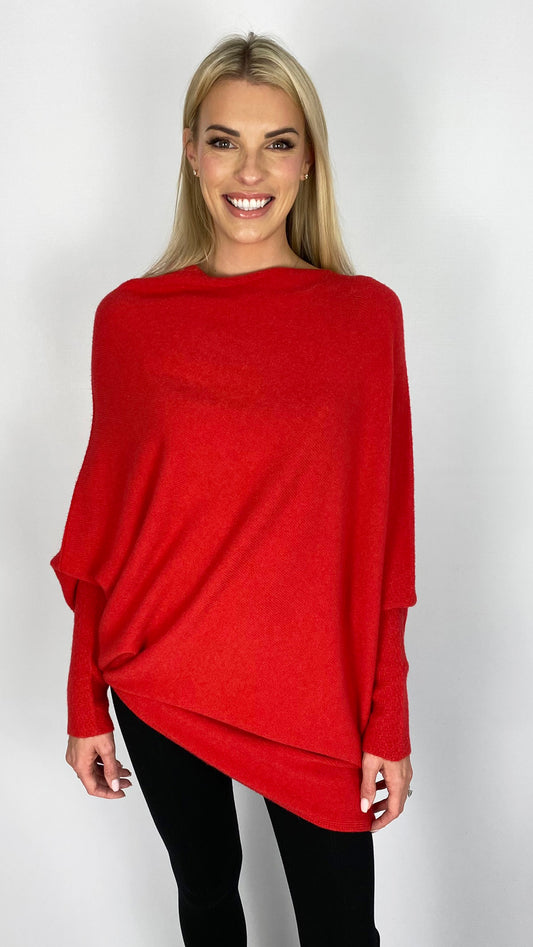 My soft asymmetric on/off the shoulder jumper (5 Colours) - last 1s