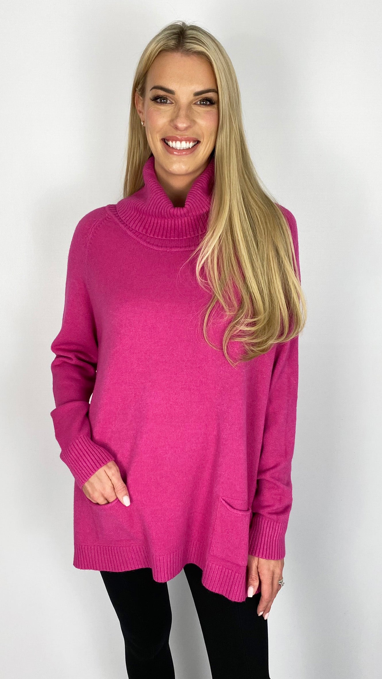 Rollneck 2 pocket jumper (3 Colours)