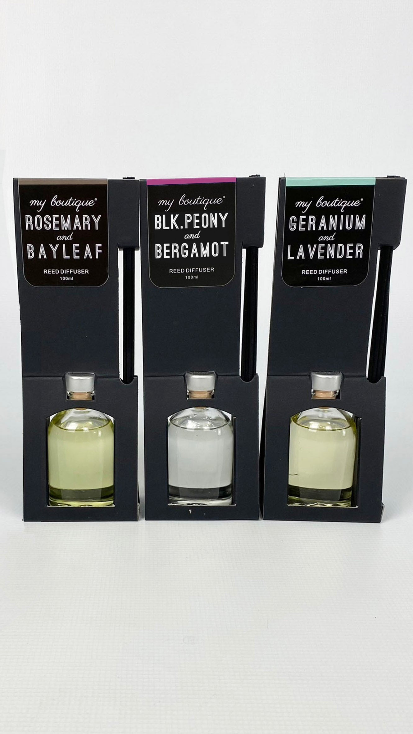 Reed diffuser set (3 natural scents) - limited stock remaining