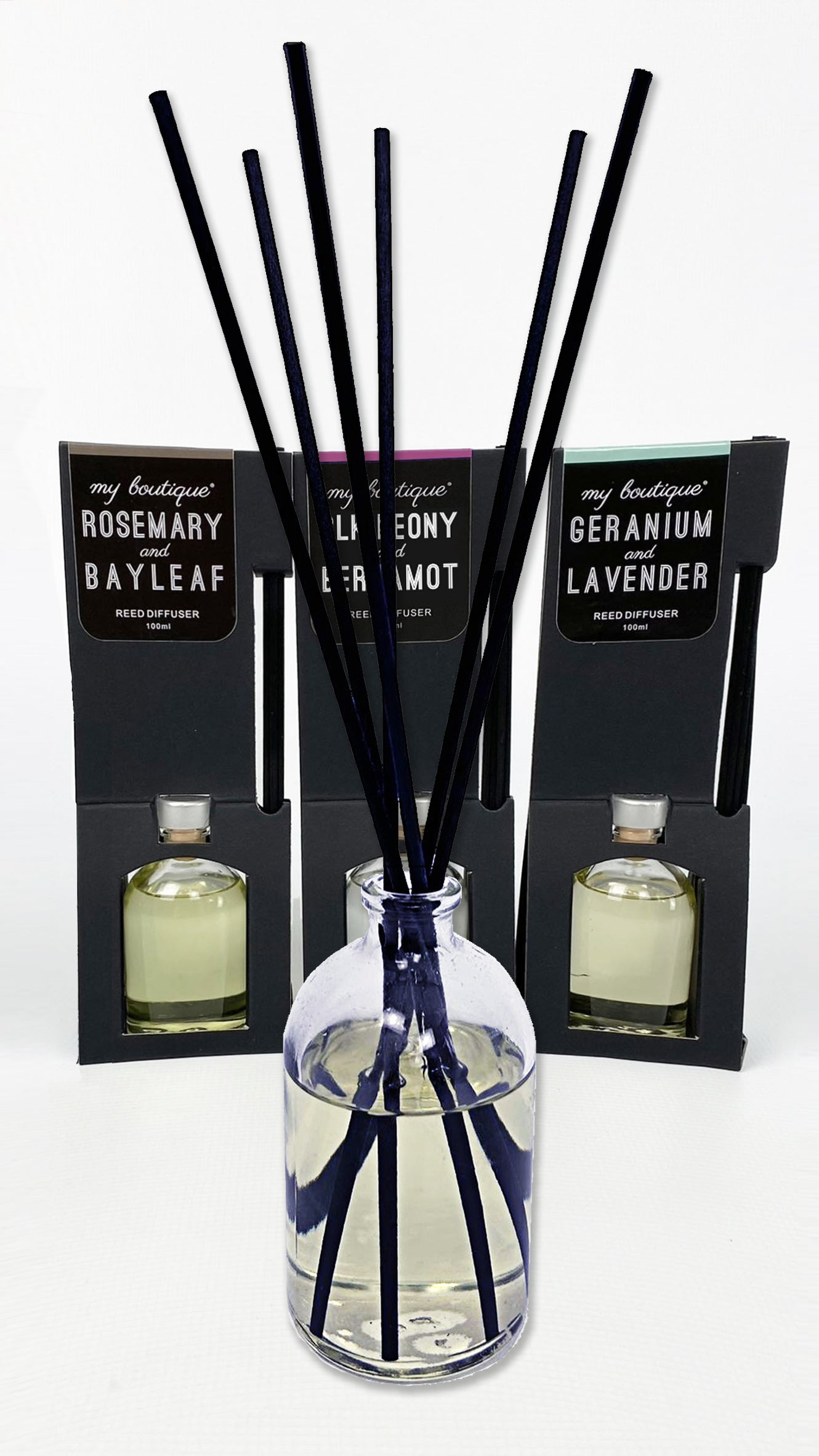 Reed diffuser set | 3 natural scents