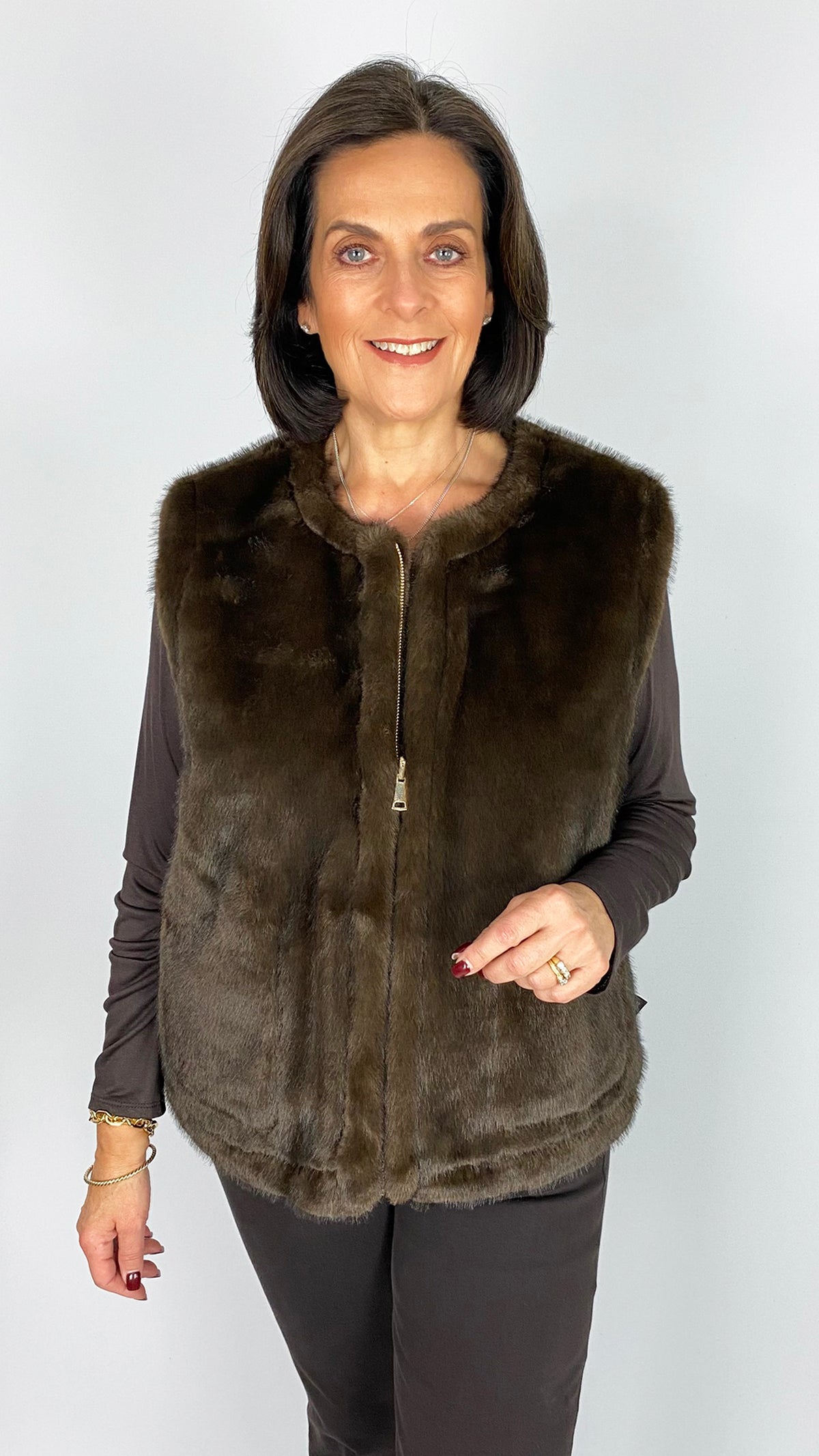 Reversible studded leopard gilet | 2 Sizes | 2 Colours | by Malissa J