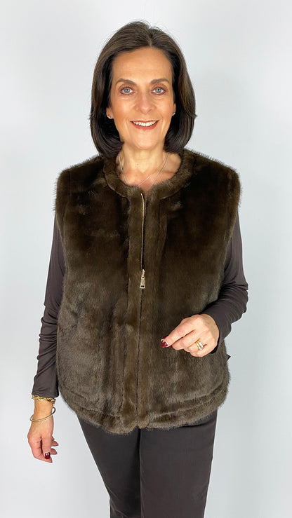 Reversible studded leopard gilet | 2 Sizes | 2 Colours | by Malissa J