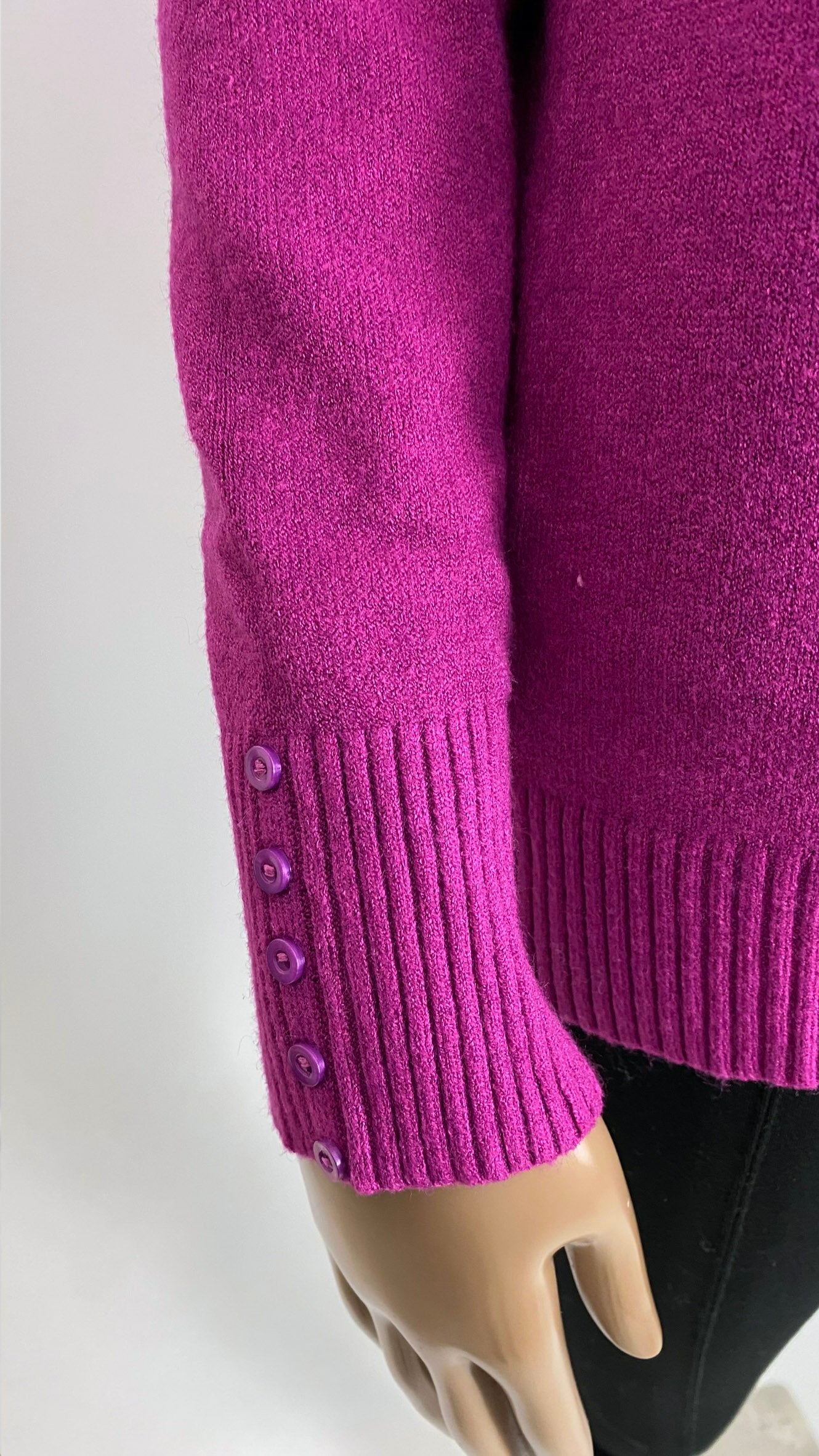 My button-detail rollneck slim-fit jumper (5 Colours)