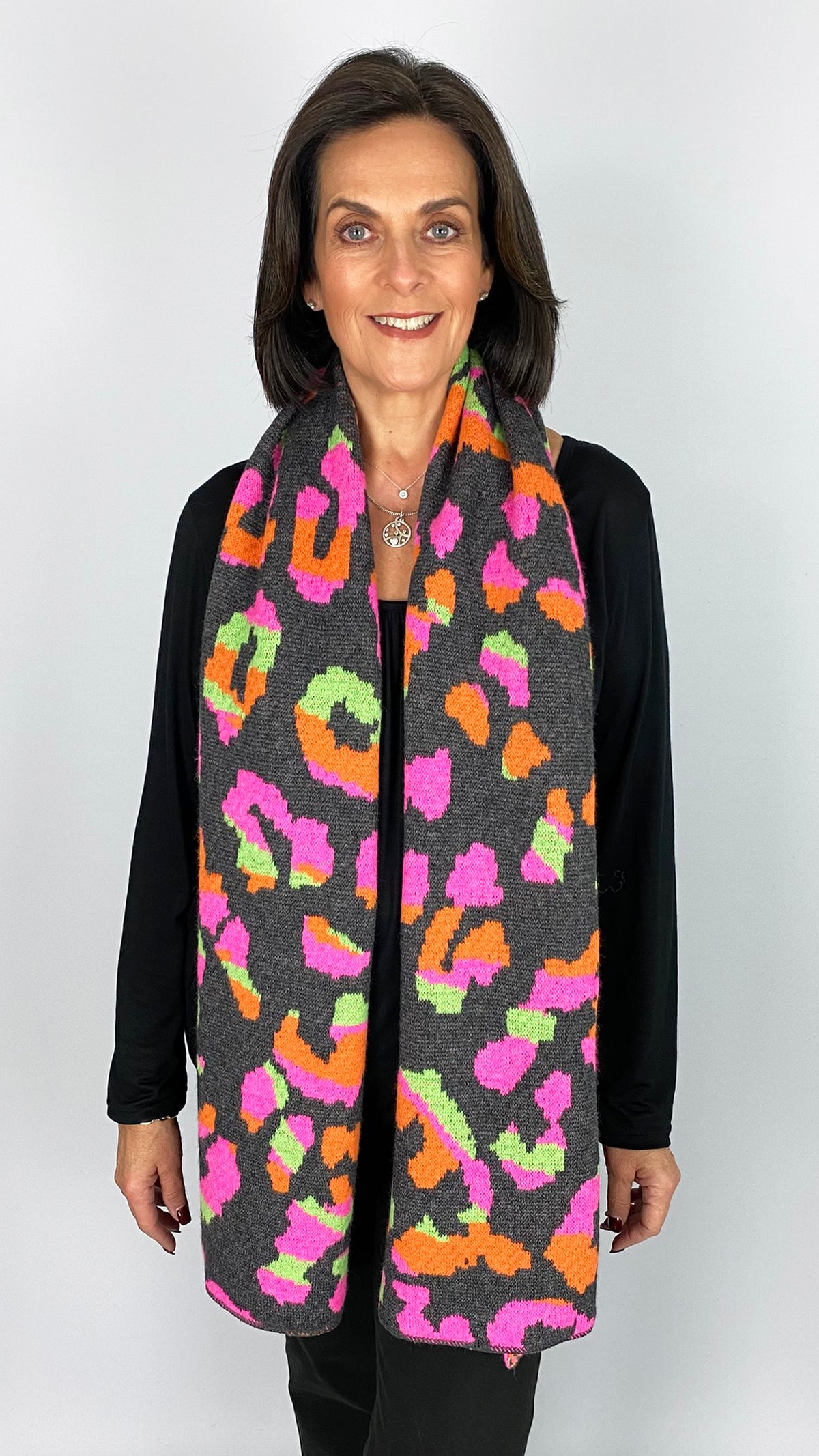 Bright AP knitted scarf | 3 Colours | by Malissa J