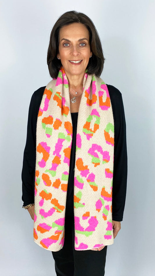 Bright AP knitted scarf | 3 Colours | by Malissa J