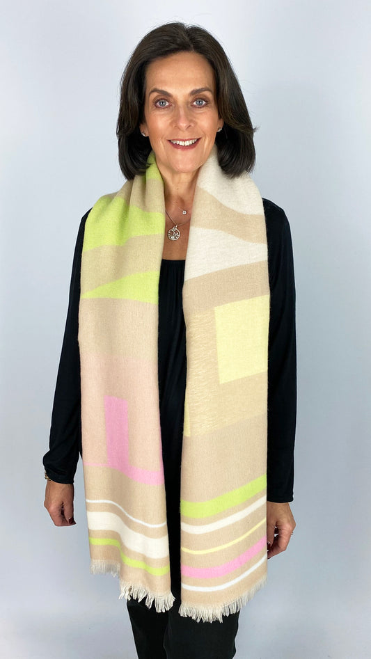 'LOVE' reversible soft scarf | 2 Colours | by Malissa J