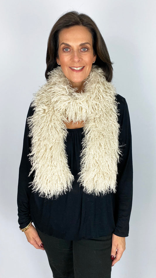 Faux mongolian fur scarf | 4 Colours | by Malissa J