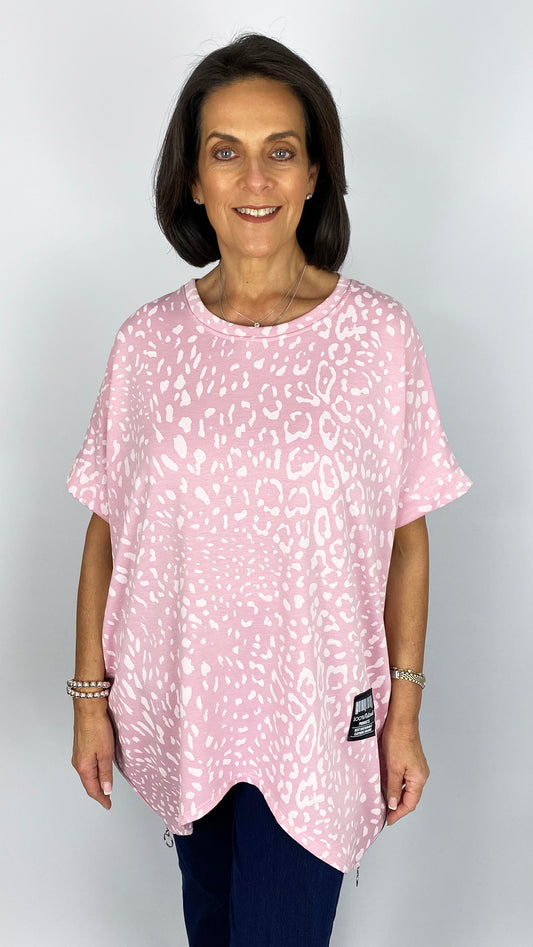 AP neoprene-feel zip detail top | 5 Colours | last 1