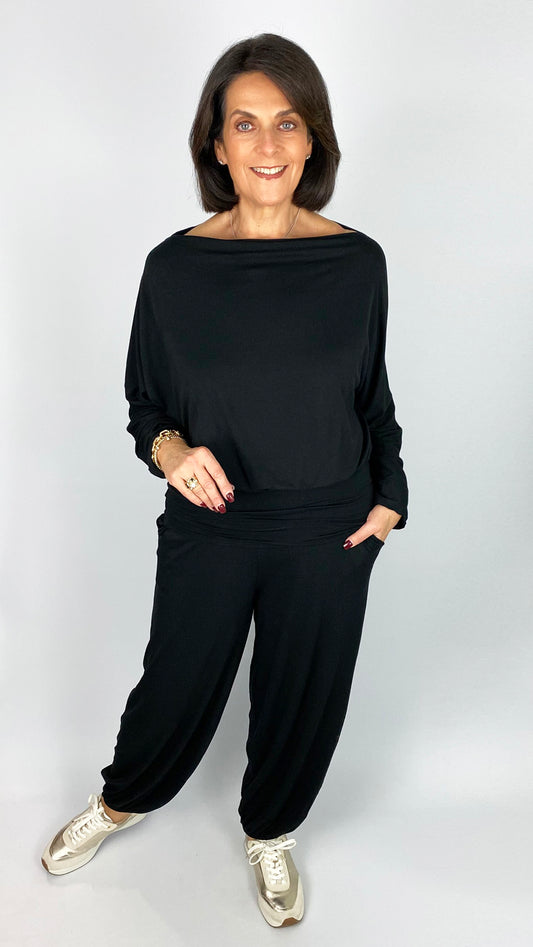 Slash neck magic top & harem trouser set | 3 Colours | back in!