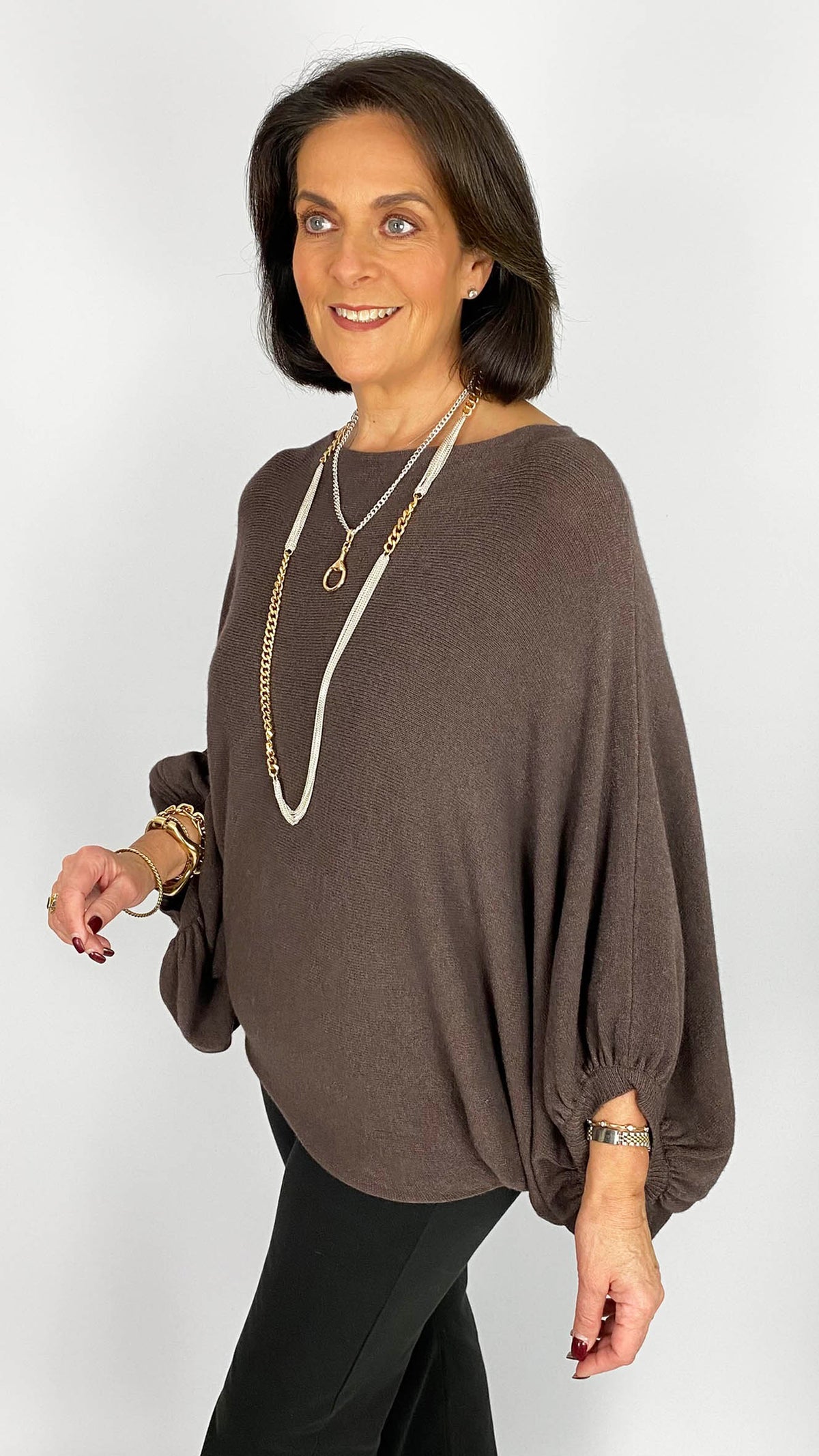 Balloon sleeve batwing jumper | 6 Colours