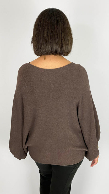 Balloon sleeve batwing jumper | 6 Colours