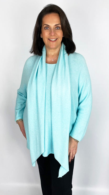 Round neck jumper & scarf set (4 Colours) - last 1s