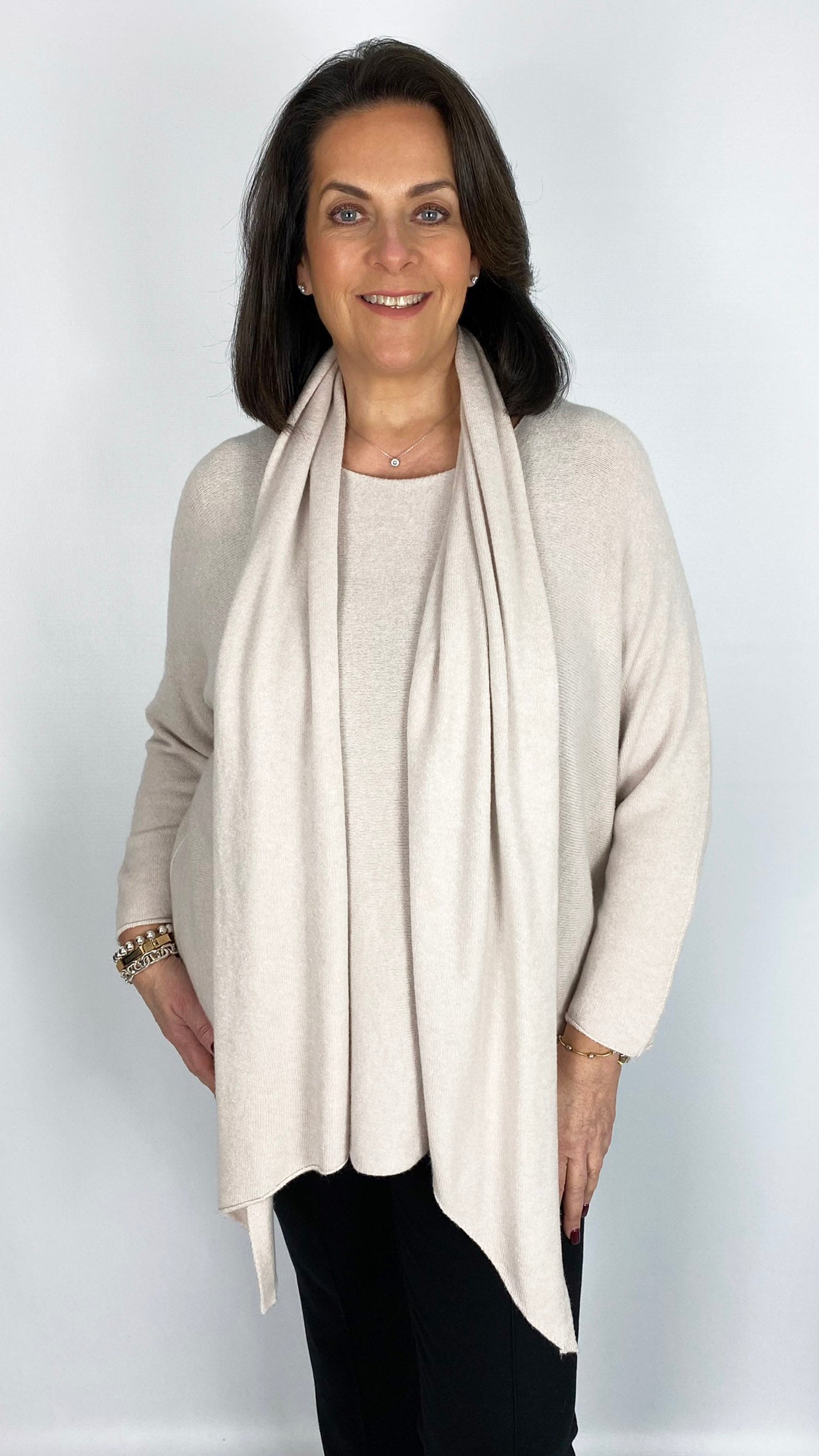 Round neck jumper & scarf set (4 Colours) - last 1s