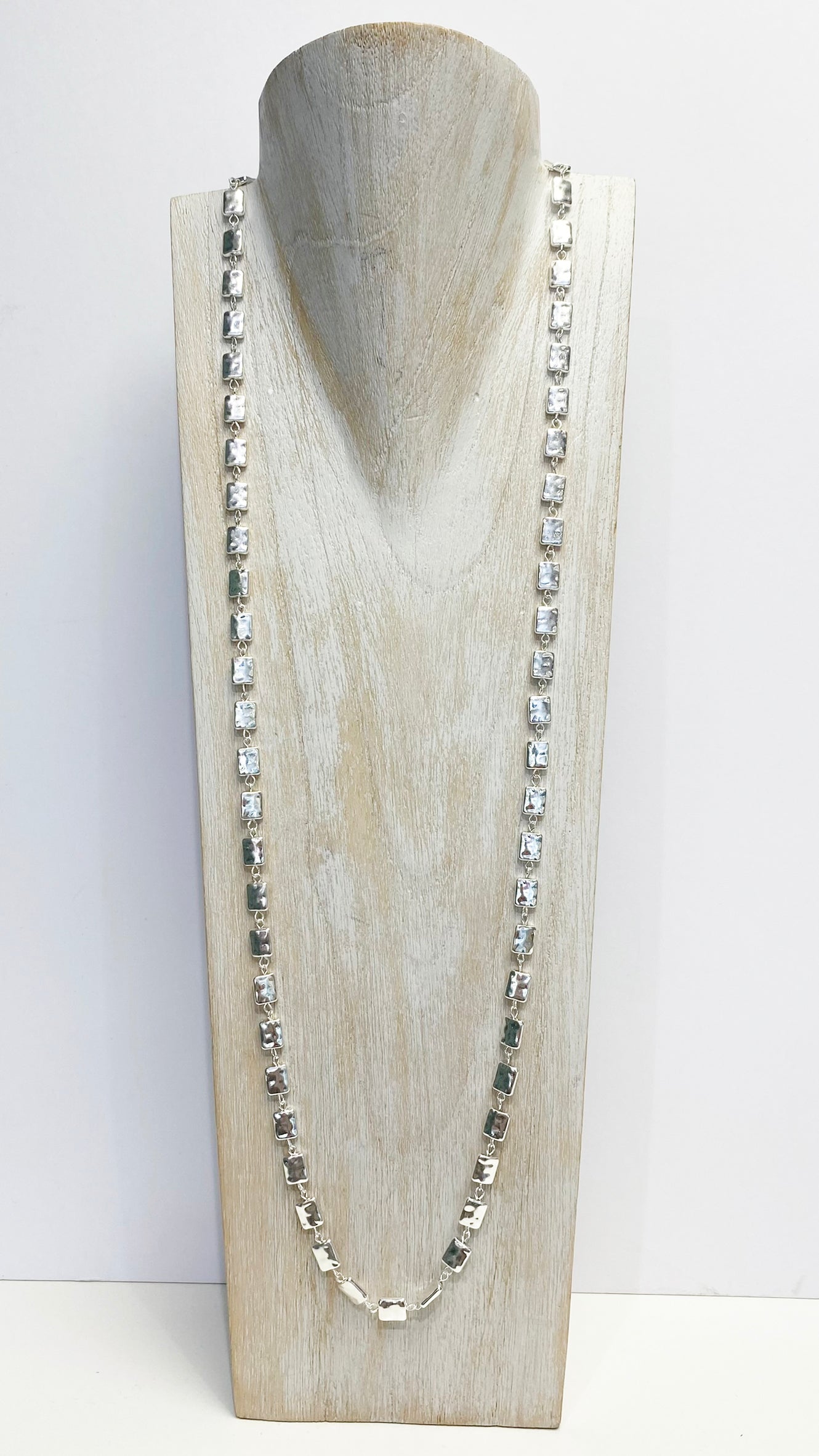 Multi square link necklace (2 Colours)