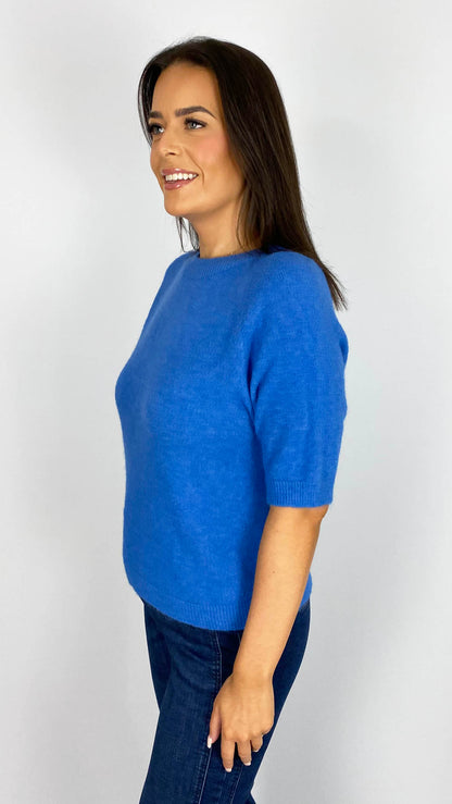 Short sleeve cosy-feel jumper | 5 Colours