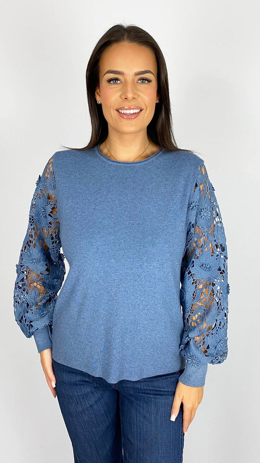 Crochet sleeve jumper | 5 Colours