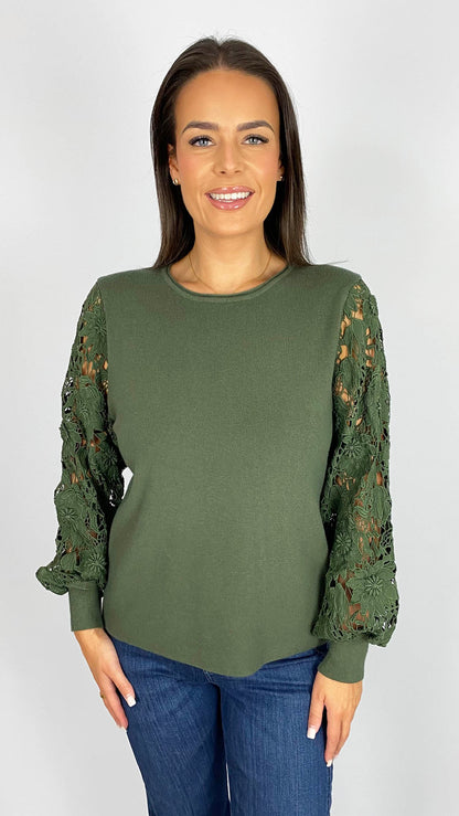 Crochet sleeve jumper | 5 Colours