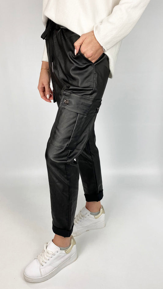 Waxed cargo magic pants (2 Colours)