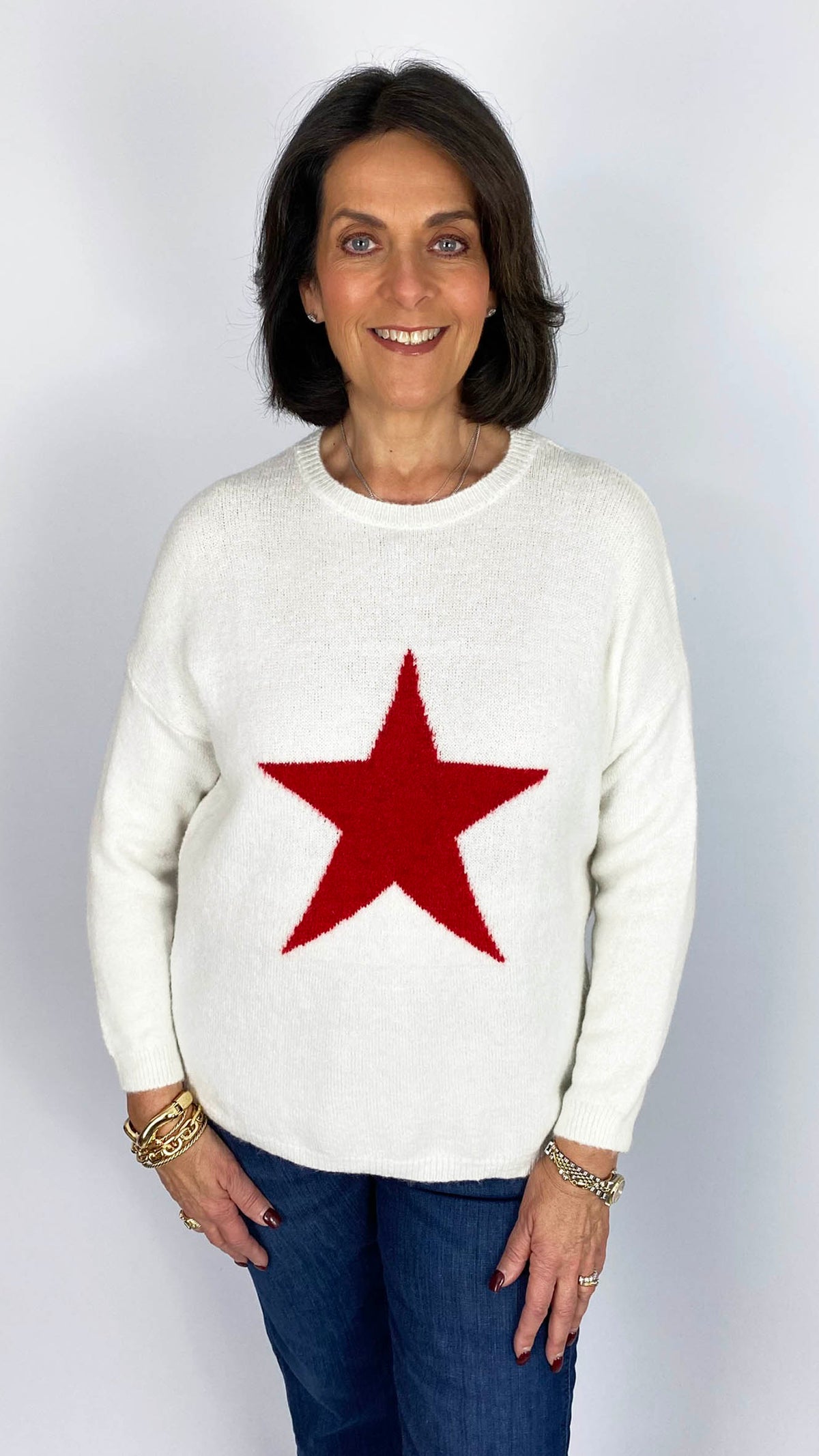 Contrast star soft jumper | 4 Colours