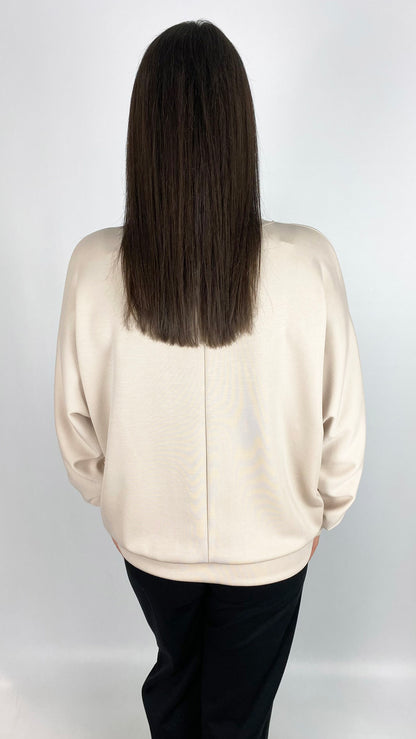 Silky soft animal print bow sweatshirt | 2 Colours | last 1