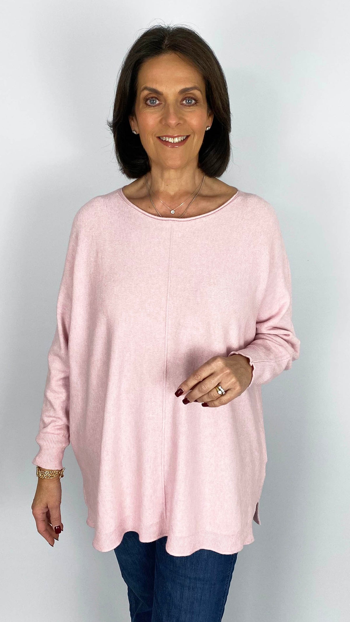 Centre-seam ribbed edge jumper | 6 Colours