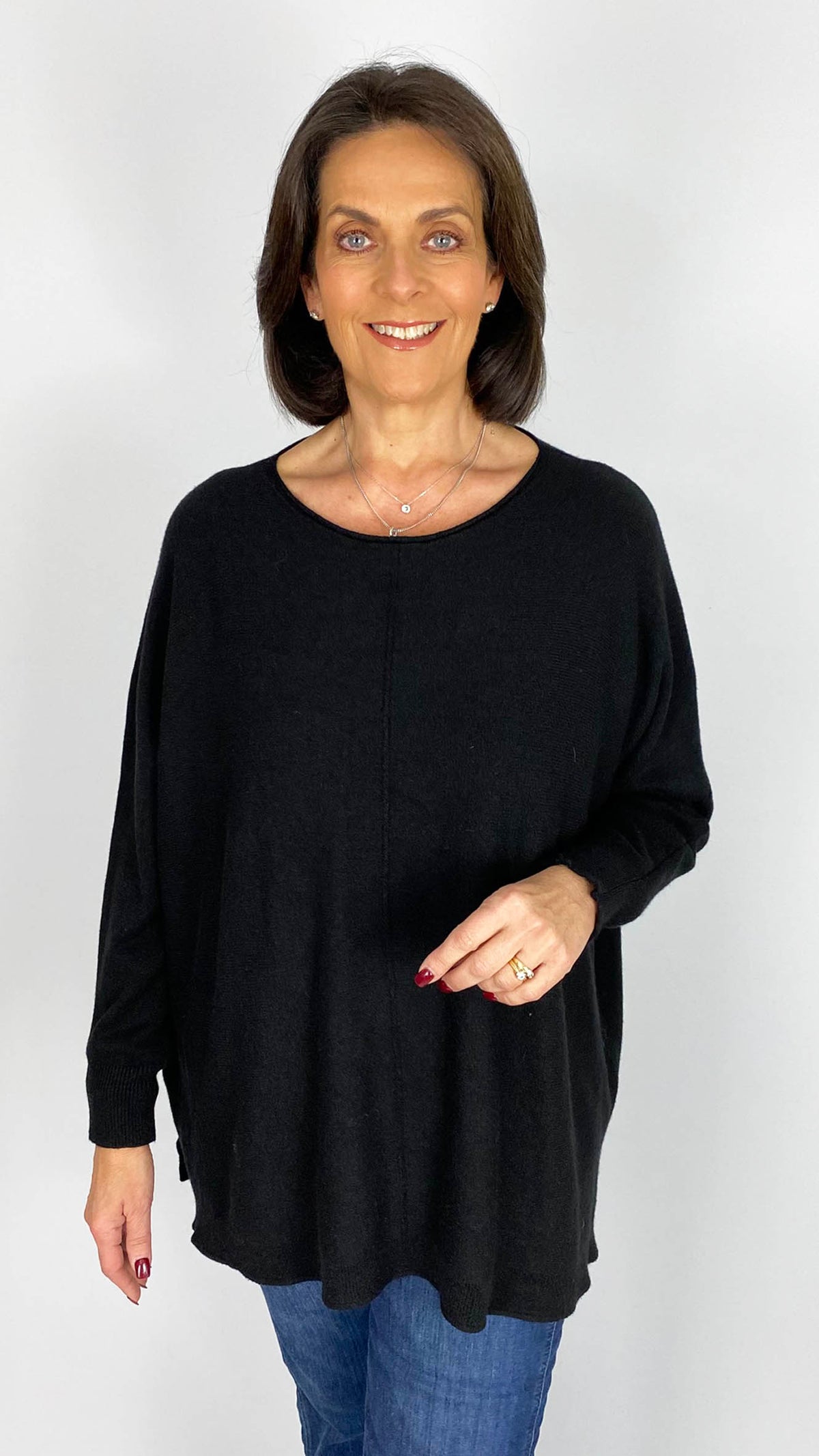 Centre-seam ribbed edge jumper | 6 Colours