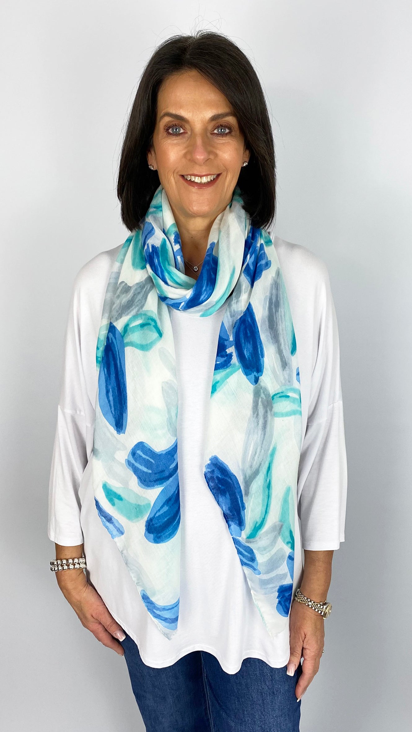 Petal Print scarf | 2 Colours