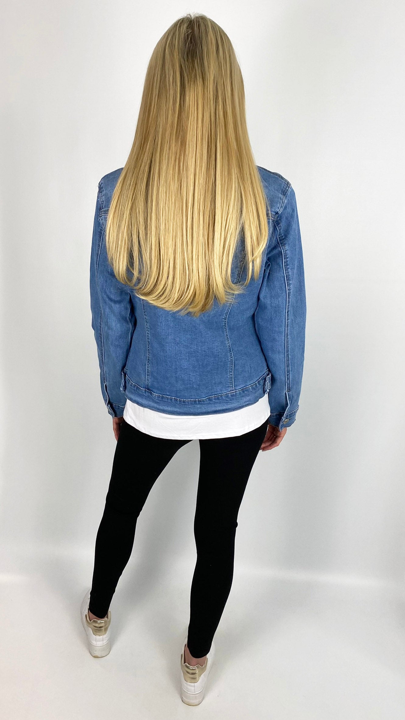 Stretch denim jacket | Blue