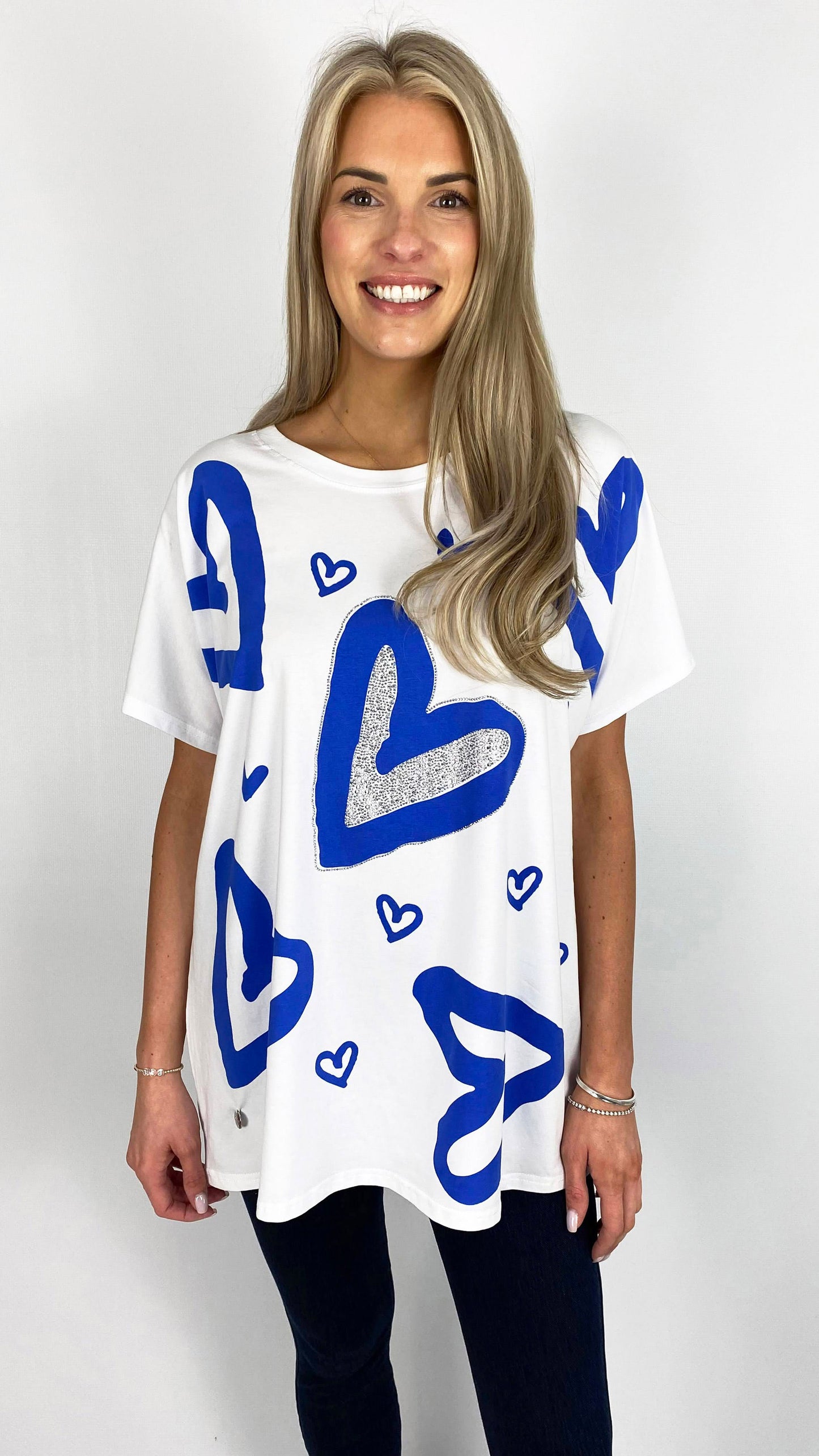 Graffiti heart t-shirt by Malissa J (2 Colours)