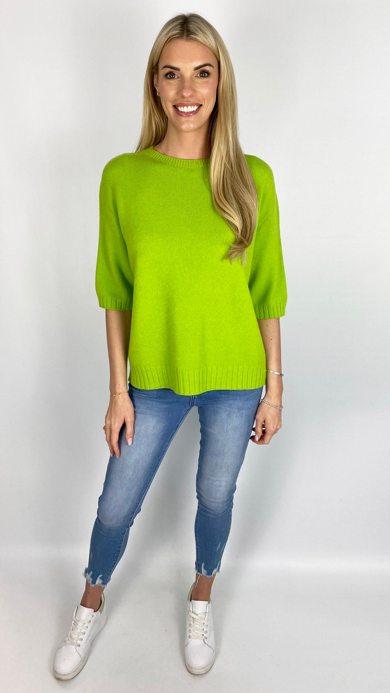 Braided back 3/4 sleeve jumper (5 Colours) - last 1s