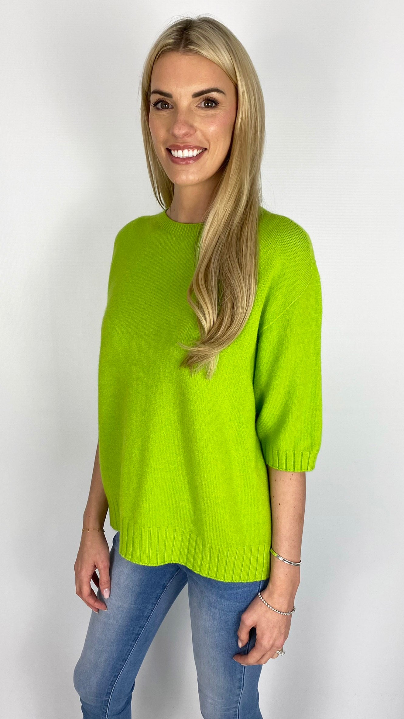 Braided back 3/4 sleeve jumper (5 Colours) - last 1s