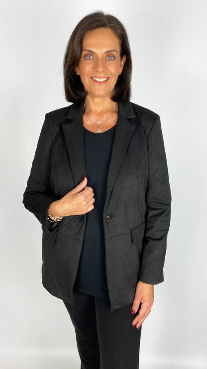Suedette blazer | 2 Colours
