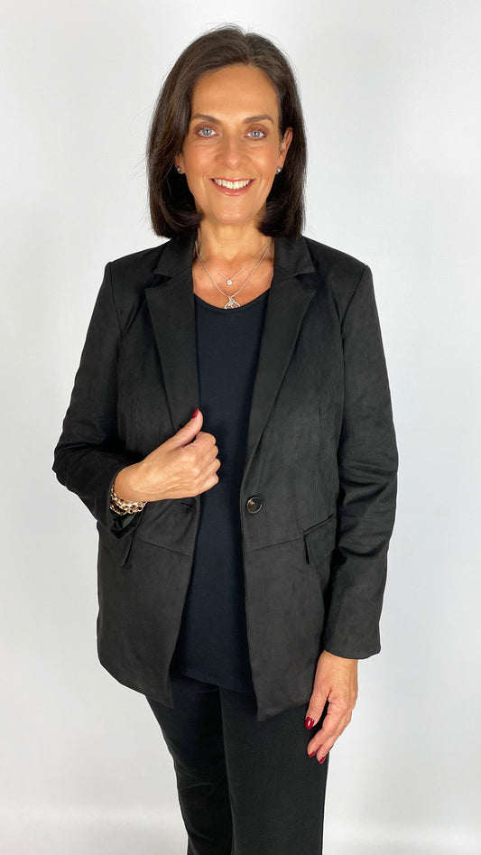 Suedette blazer | 2 Colours
