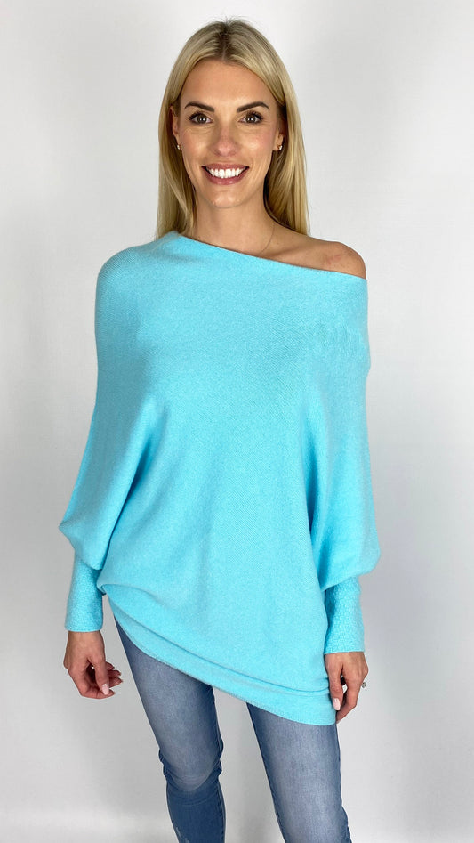 My soft asymmetric on/off the shoulder jumper (4 Colours) - new! 2025 colours