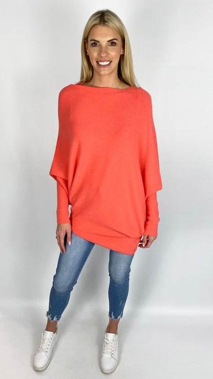 My soft asymmetric on/off the shoulder jumper (4 Colours) - new! 2025 colours