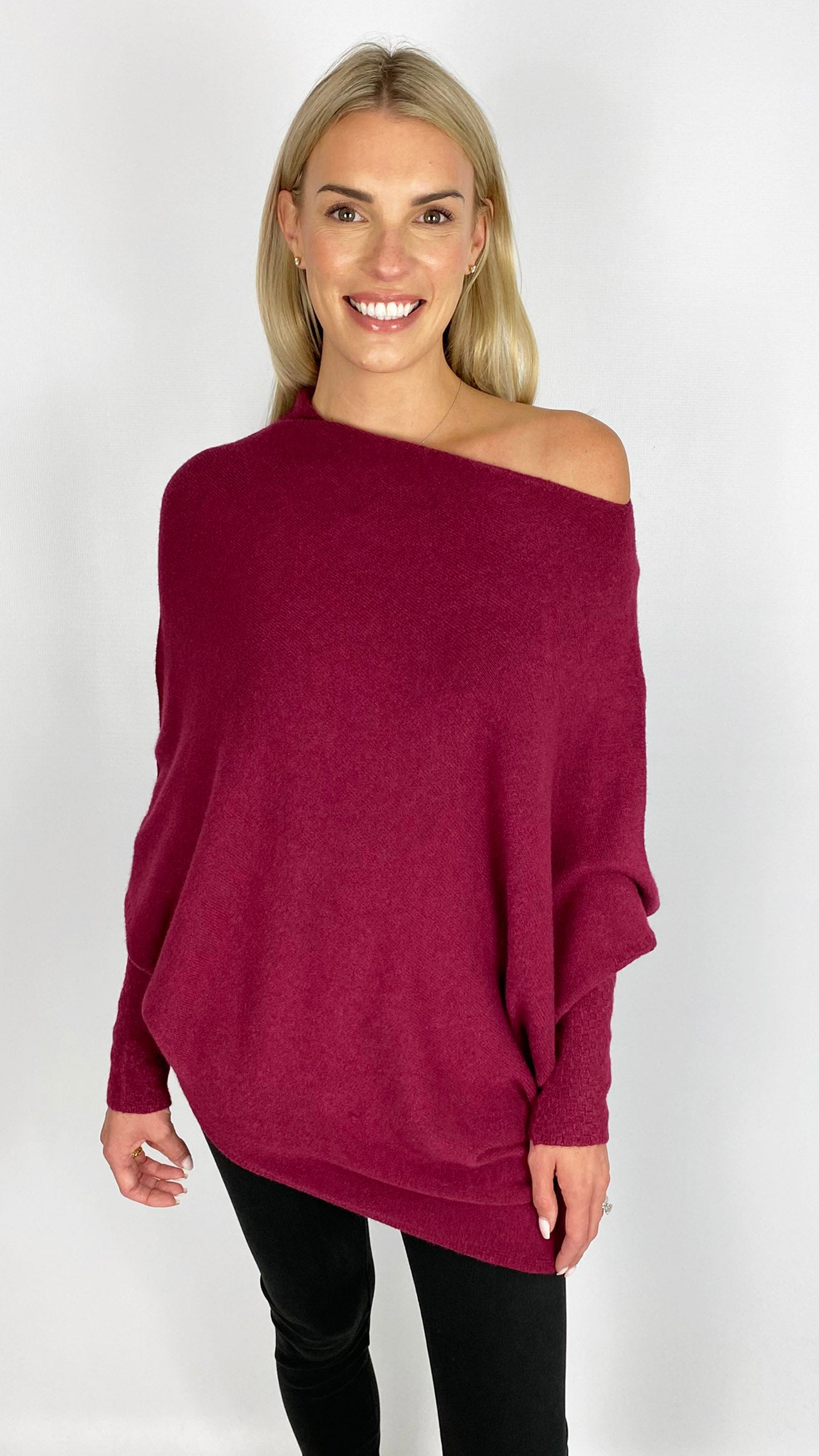 My soft asymmetric on/off the shoulder jumper |  5 new! AW25 Colours