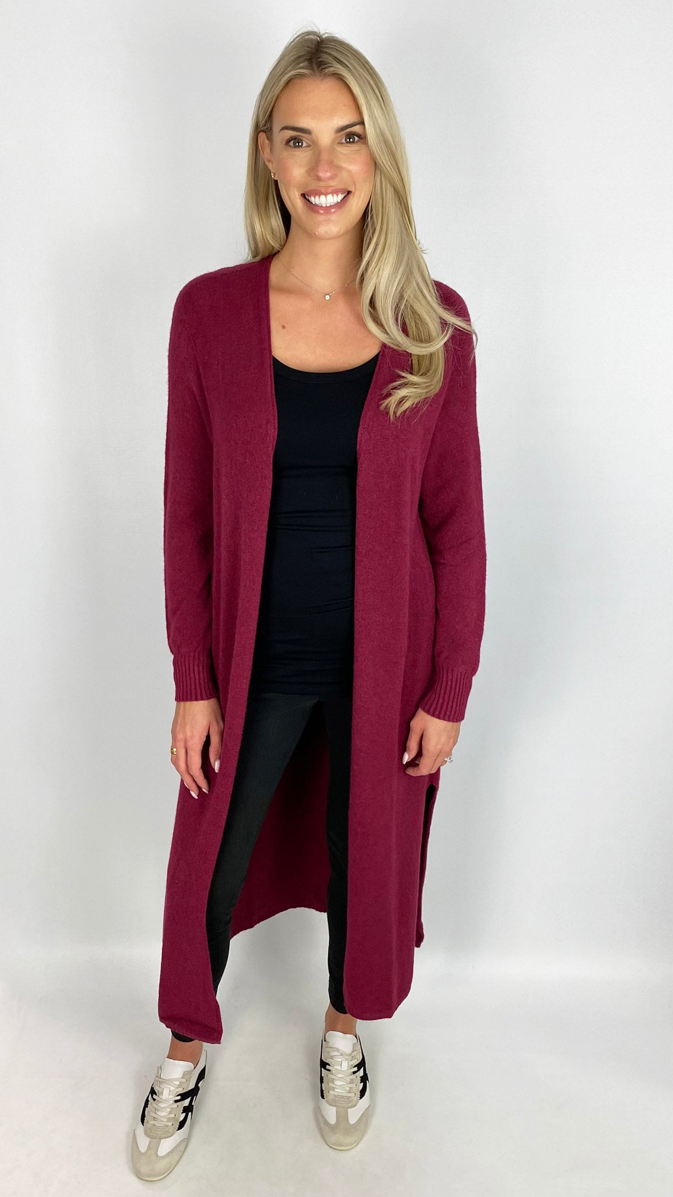 My split side longline cardigan | 3 Colours