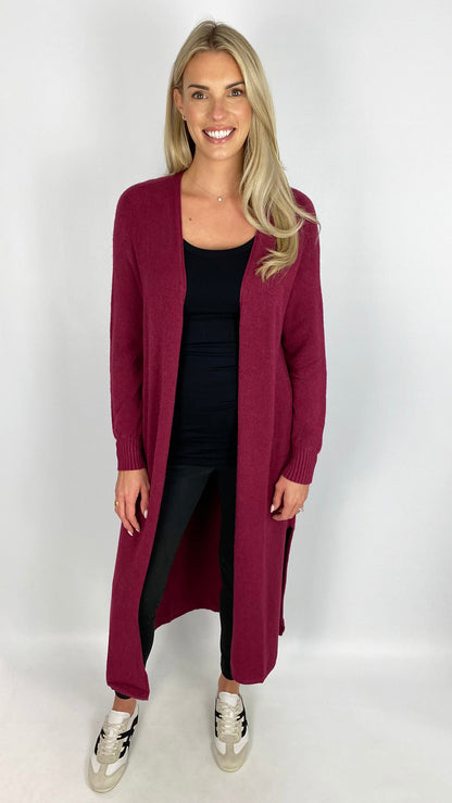 My split side longline cardigan | 3 Colours