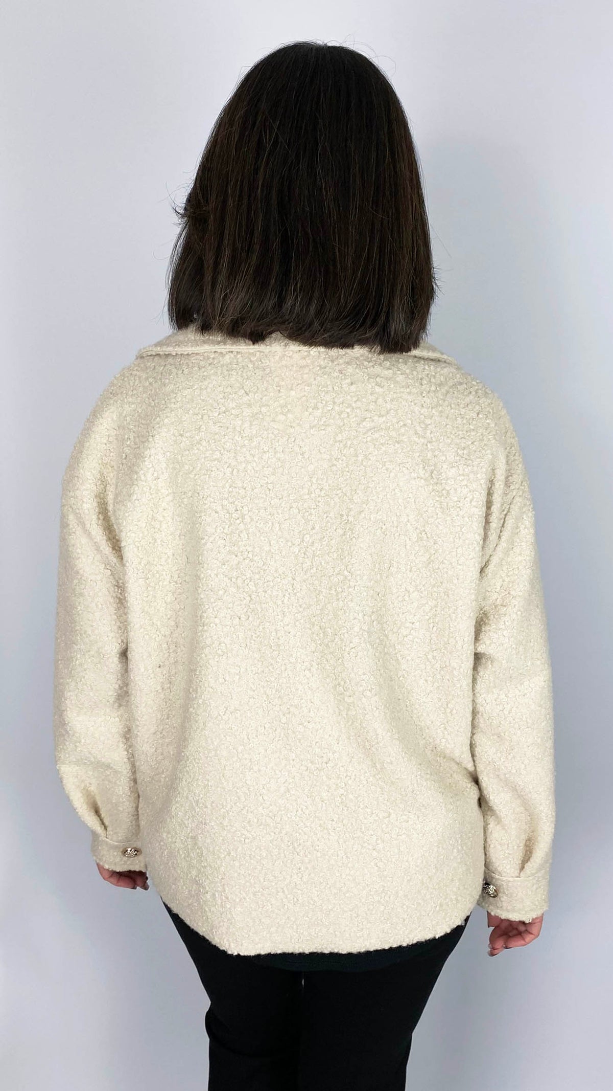 Boucle zip-through jacket | 3 Colours