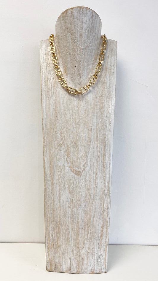 Simone short necklace | Gold