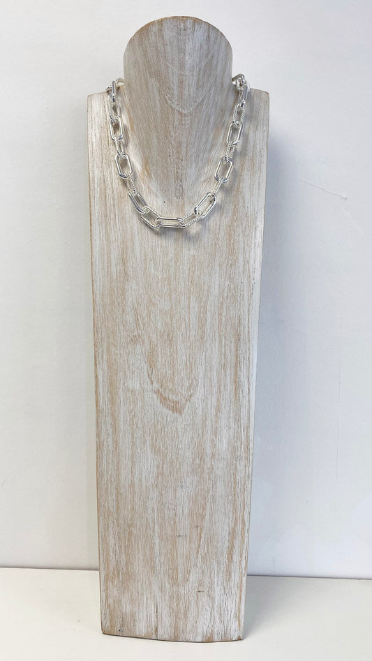 Sophia short necklace | Silver