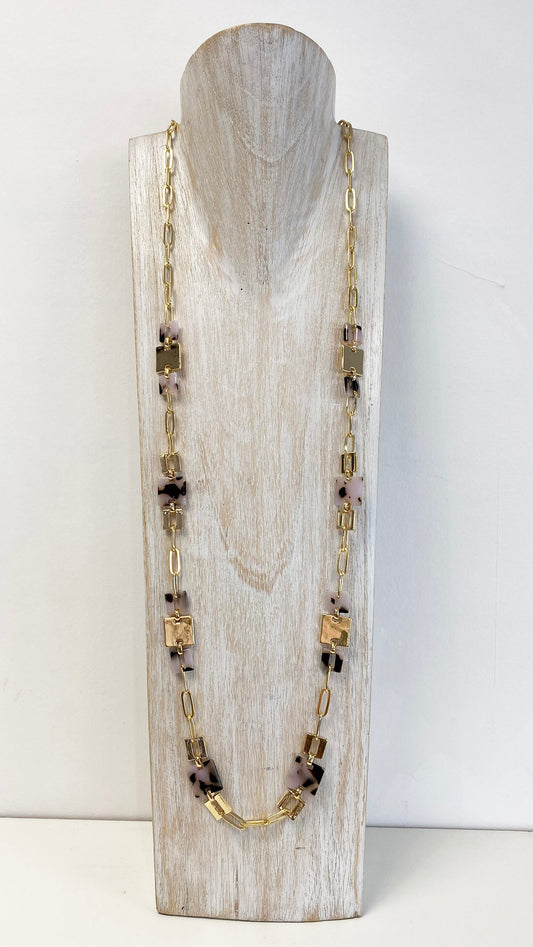 Tina long necklace | Gold