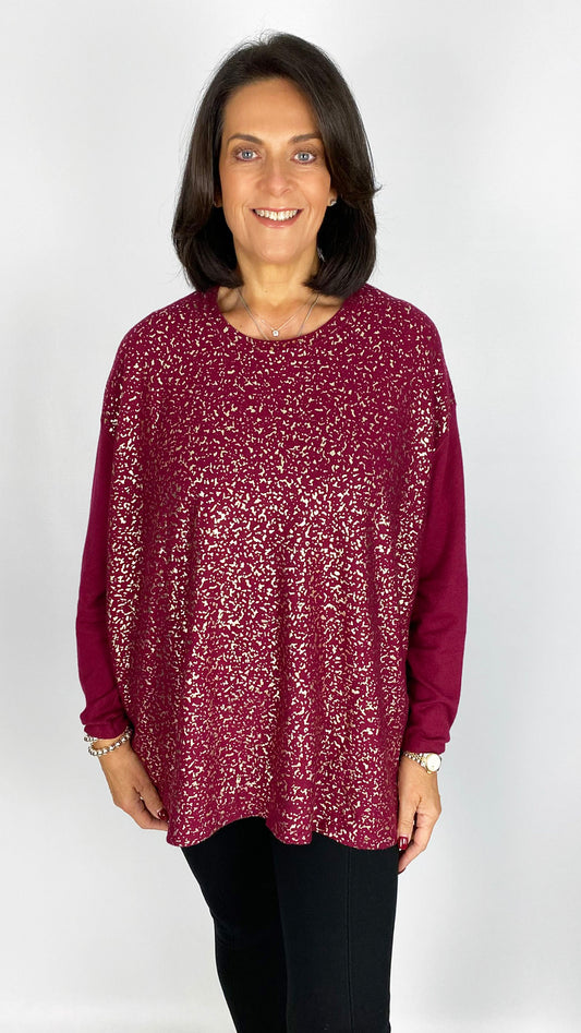 Scattered gold foil jumper | 4 Colours