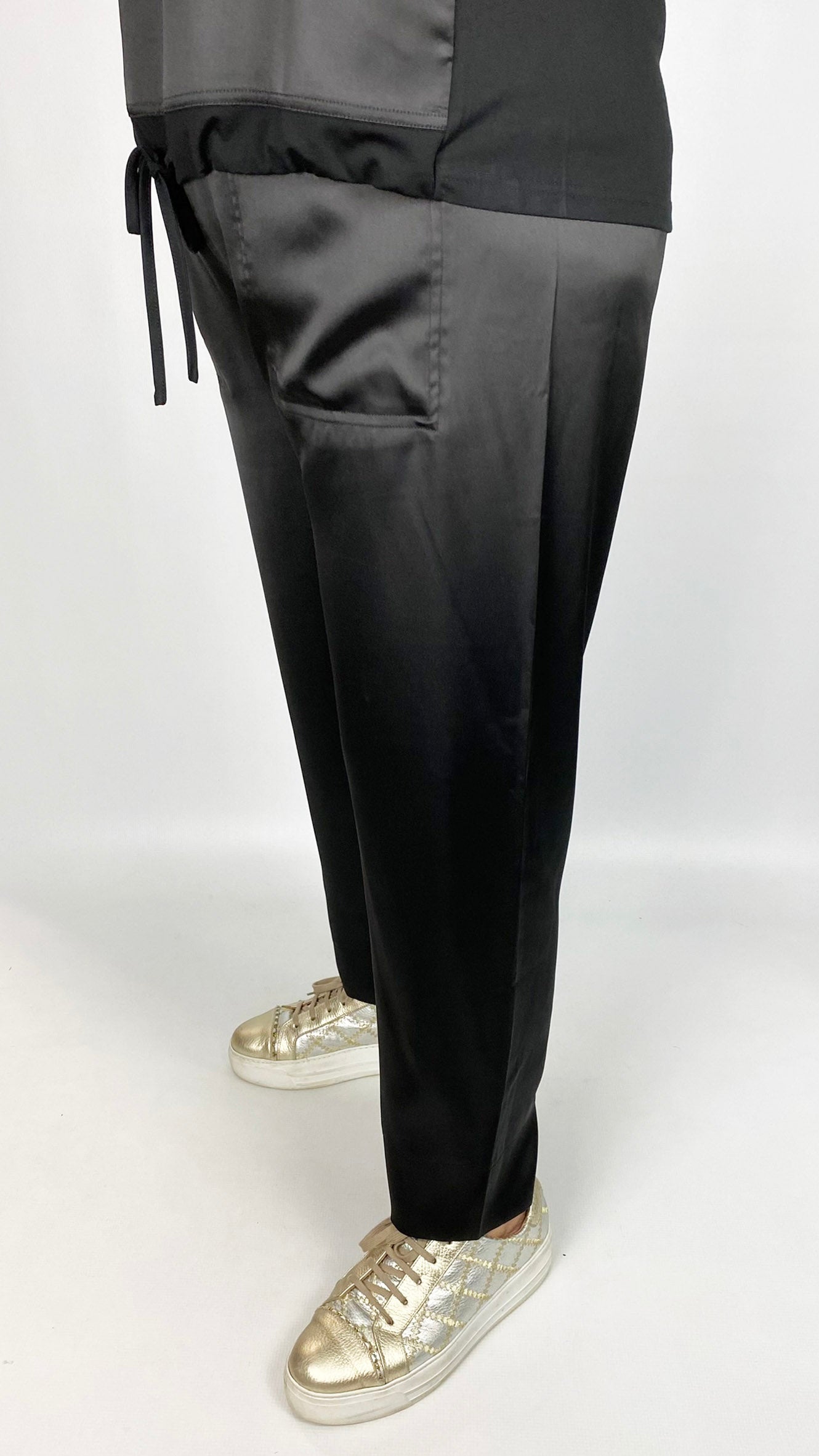 Satin "fisherman" Trousers | 2 Colours/Sizes | by Malissa J