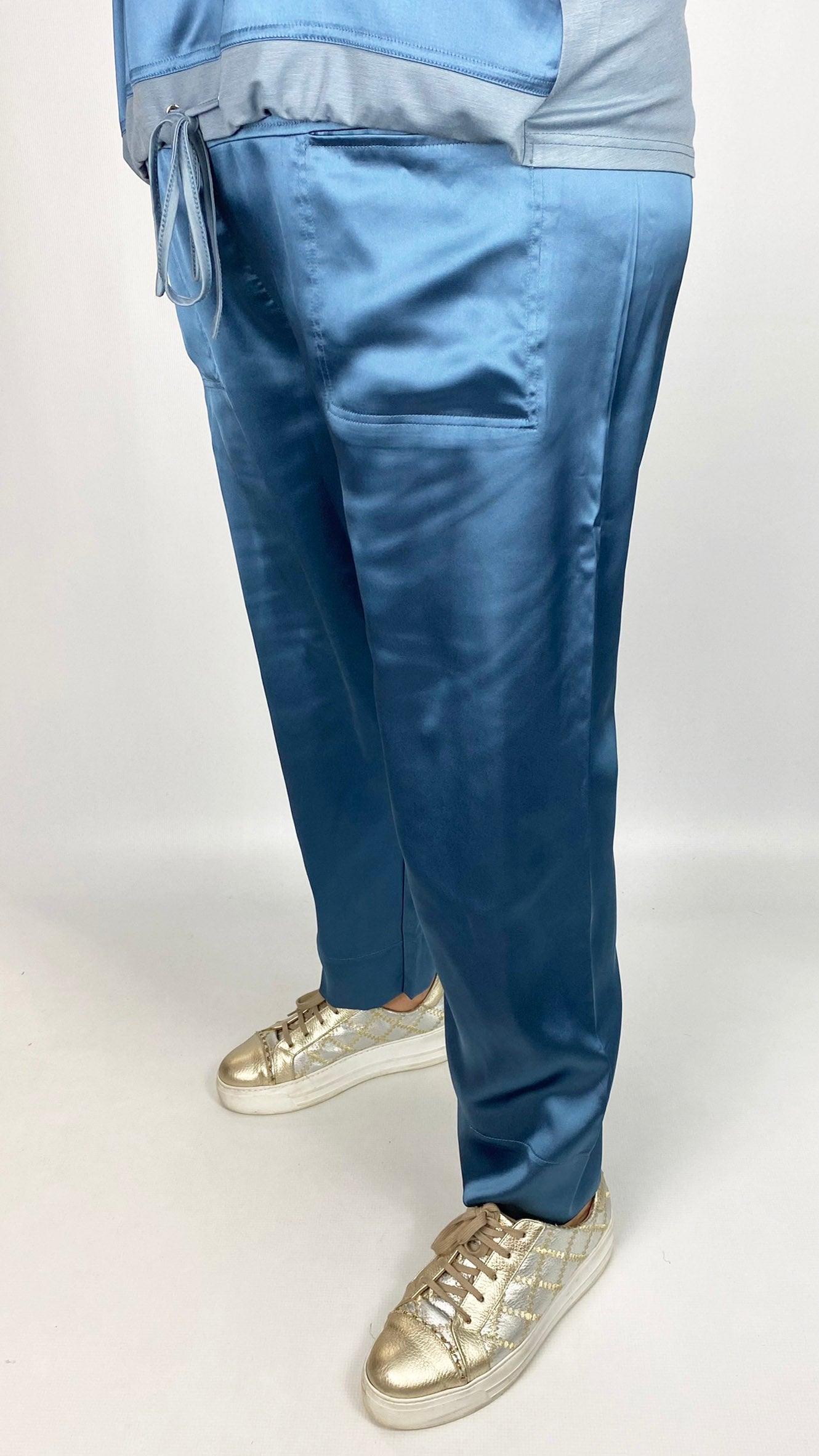 Satin "fisherman" Trousers | 2 Colours/Sizes | by Malissa J