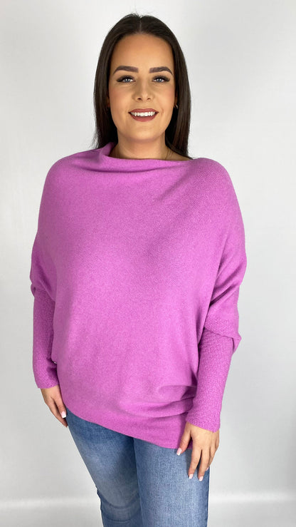 My soft asymmetric on/off the shoulder jumper | 6 Colours | last 1s