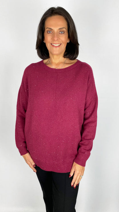 My sparkle crew neck jumper | 6 Colours | new! AW25
