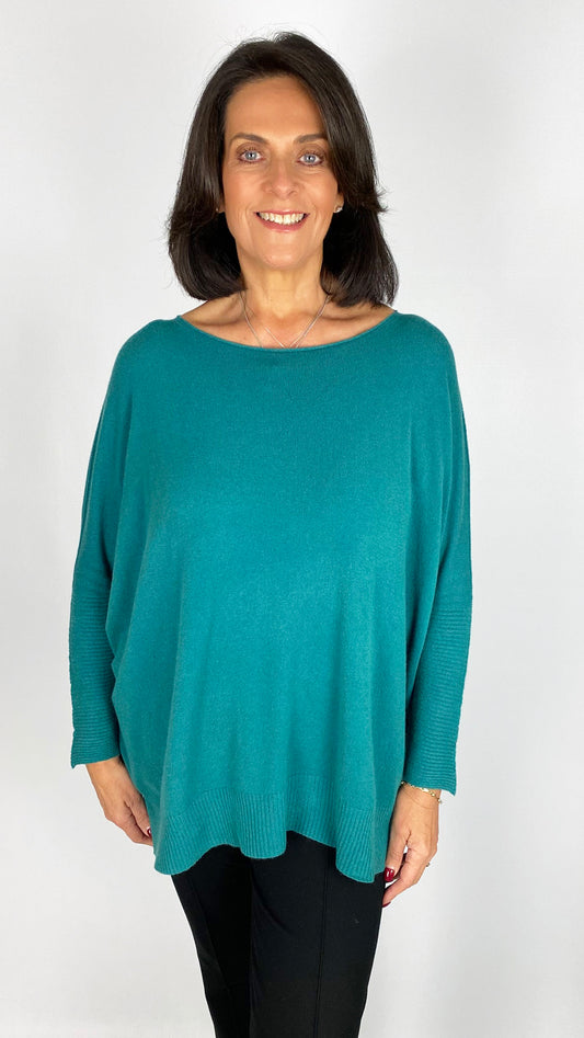 My ribbed sleeve feature-seam jumper | 4 Colours | new! AW25