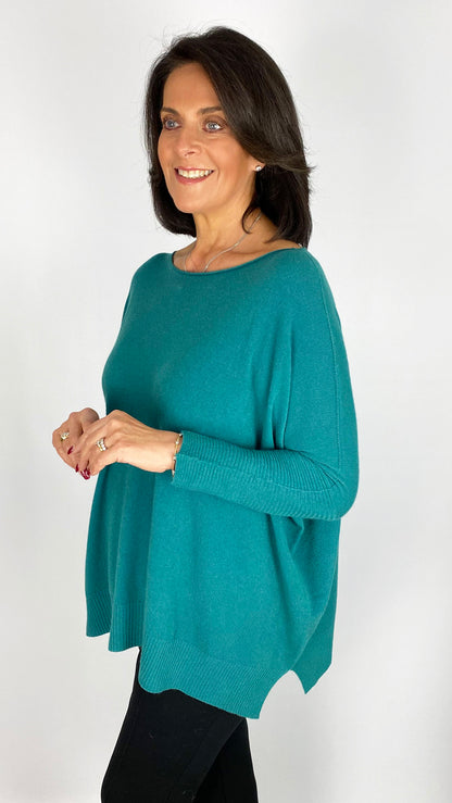 My ribbed sleeve feature-seam jumper | 4 Colours | new! AW25